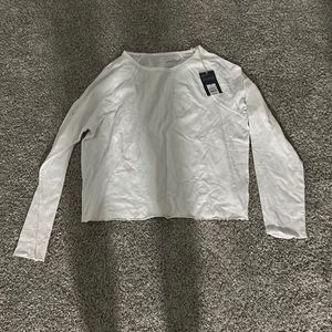 White long sleeve tee